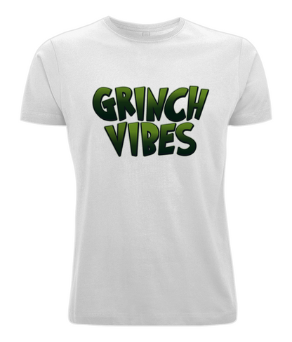 Christmas "Grinch Vibes" Men's Jersey Tshirt