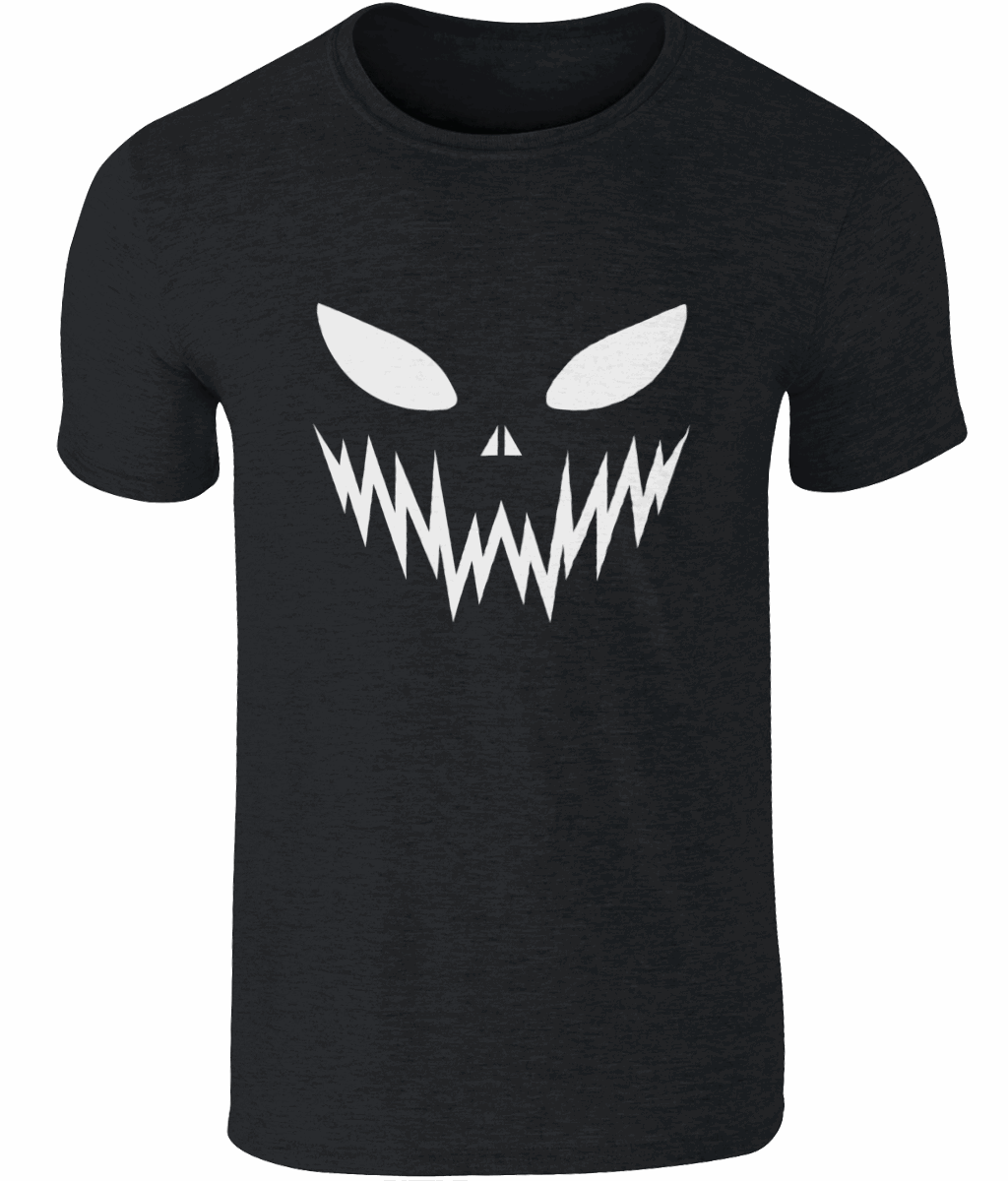 Halloween "Silhouette Smile" Men's Cotton Tshirt SAYIT Fashion