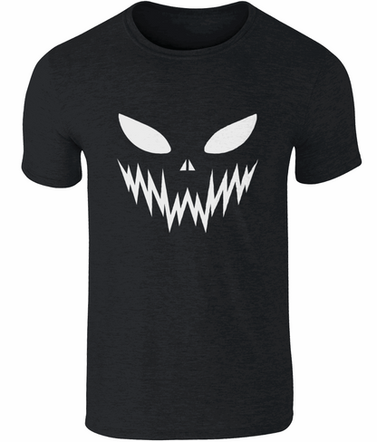 Halloween "Silhouette Smile" Men's Cotton Tshirt SAYIT Fashion