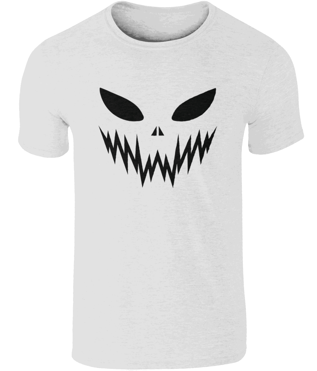 Halloween "Silhouette Smile" Men's Cotton Tshirt SAYIT Fashion