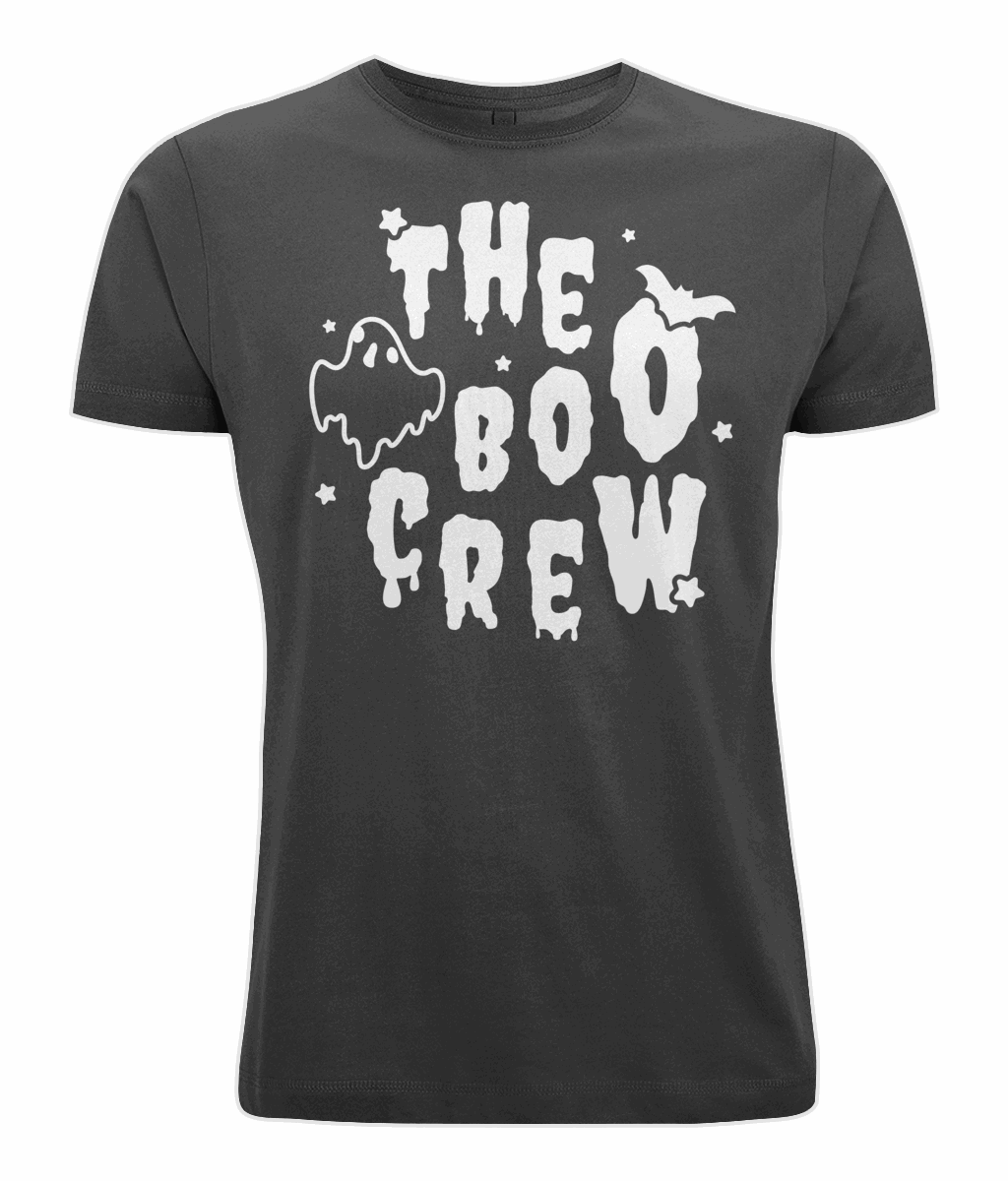 Halloween "The Boo Crew" Unisex Cotton Tshirt SAYIT Fashion