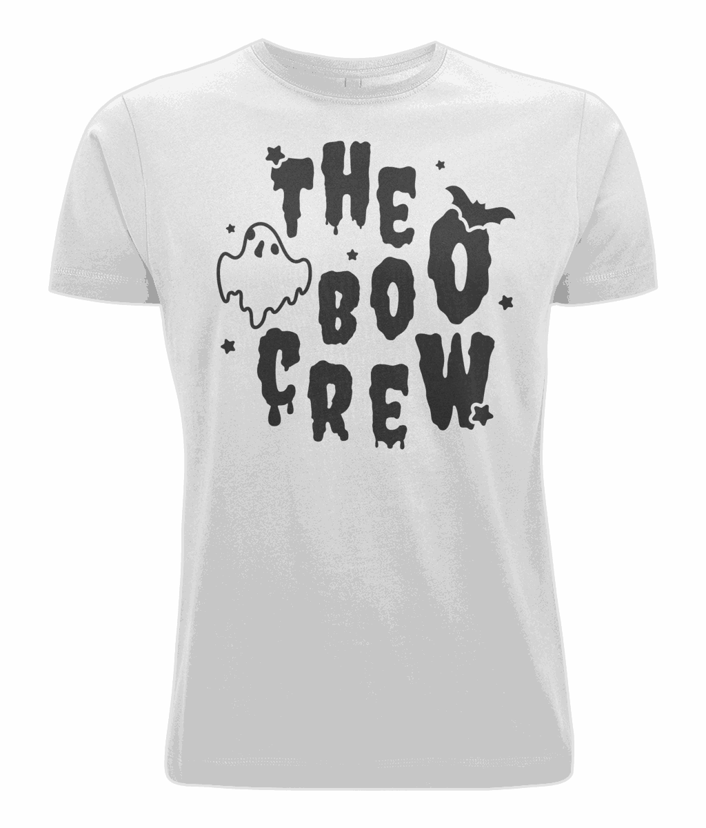 Halloween "The Boo Crew" Unisex Cotton Tshirt SAYIT Fashion