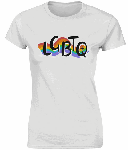 Pride "LGBTQ+" Women's Fitted Tshirt SAYIT Fashion