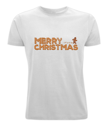 "Gingerbread Christmas" Men's Jersey Tshirt